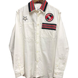 Burberry Vintage Patch Logo Button Down Shirt