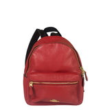 Coach Red Pebbled Mini Charlie Backpack