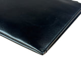 Saint Laurent Black Leather Patchwork Pouch