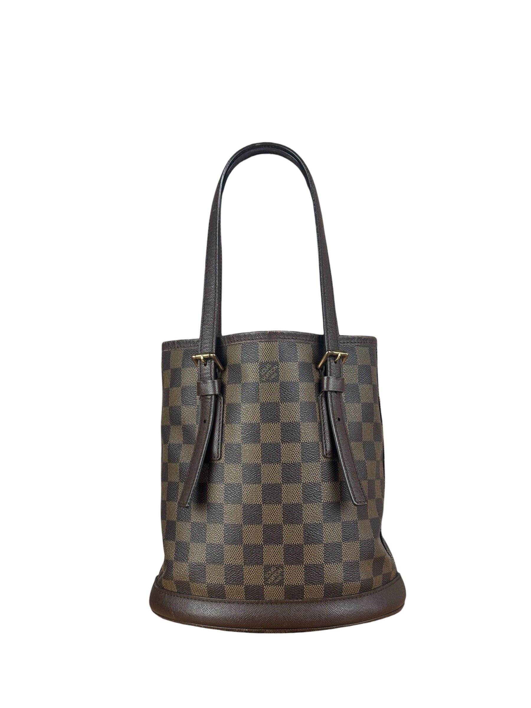 Louis Vuitton Damier Ebene Marais PM Bucket Bag
