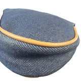Christian Dior Denim Beige Leather Mini Saddle Pochette