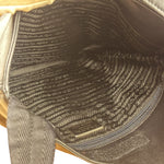 Prada Black Leather Sleek P&D Crossbody Bag