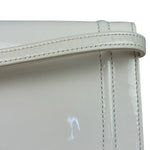 Jean Paul Gautier White Patent Leather Clutch Wallet