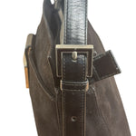 Fendi Vintage Black Mamma Baguette Shoulder Bag