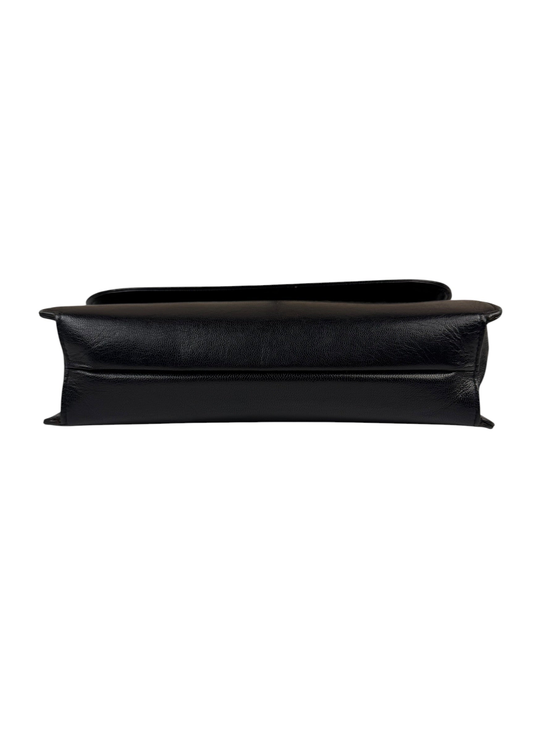Chloe Vintage Black Leather Shoulder Bag