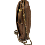 Chanel Vintage Leather Lizard Tassel Camera Case - 1987