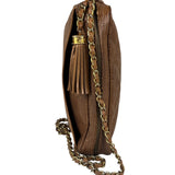 Chanel Vintage Leather Lizard Tassel Camera Case - 1987