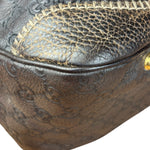 Gucci New Pelham Brown Leather Handbag