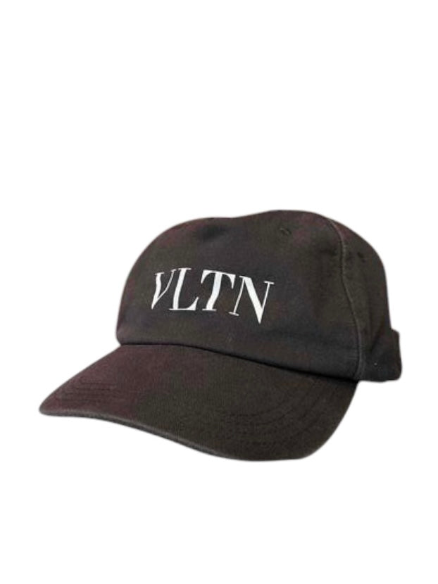 Valentino Garavani Black VLTN Cotton Baseball Cap