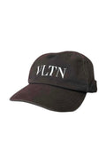 Valentino Garavani Black VLTN Cotton Baseball Cap