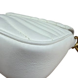 Louis Vuitton White Leather New Wave Multi Crossbody Pochette