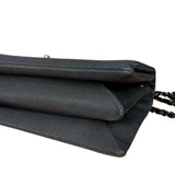 Chanel Quilted Two Tone Leather Flap Bag White