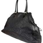Fendi Black Leather Etniko Du Jour Shoulder Bag