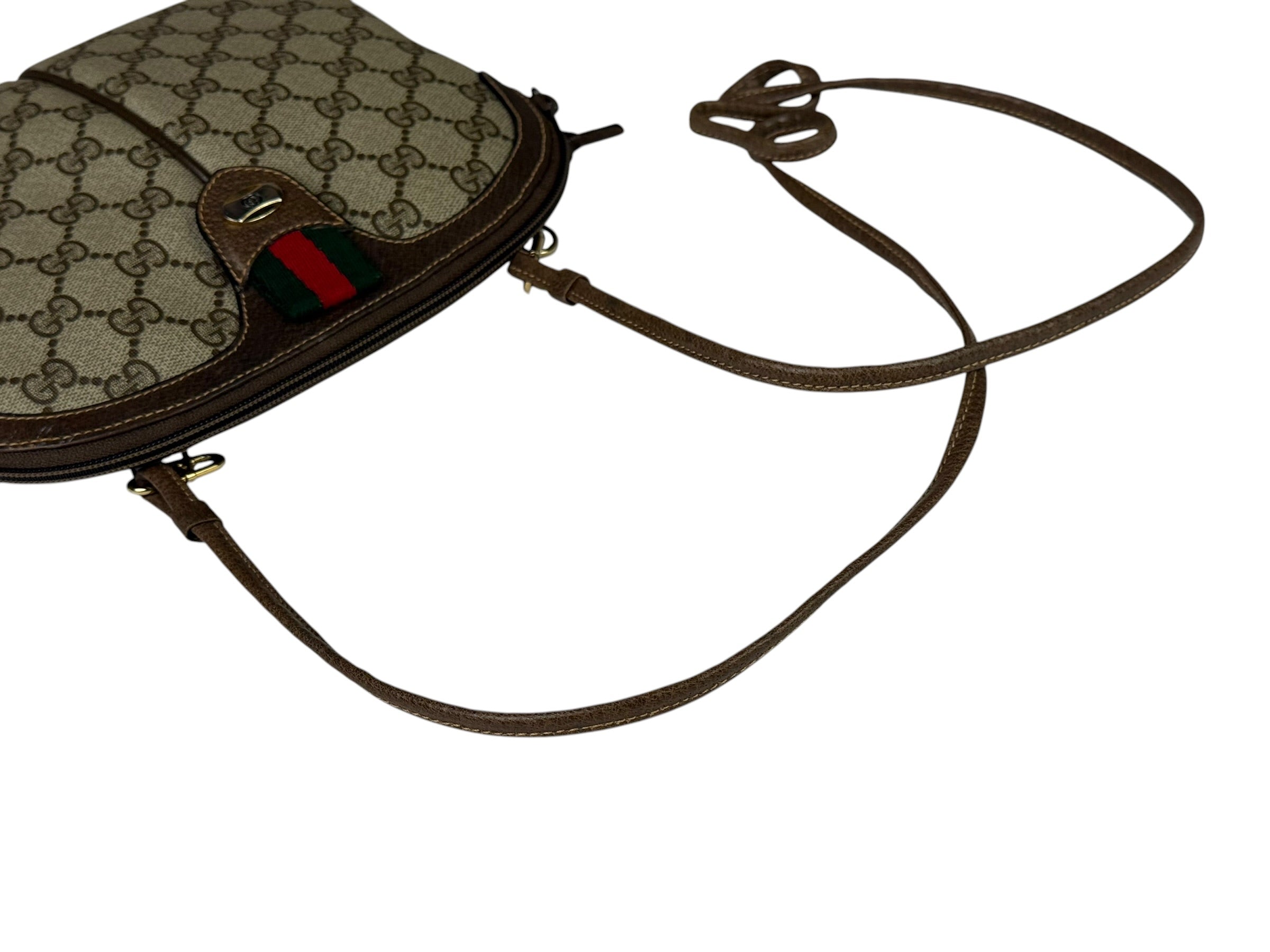 Gucci Vintage Beige GG Supreme Crossbody Bag