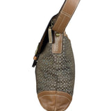 Coach Jacquard Fabric Canvas Monogram Soho Shoulder Bag