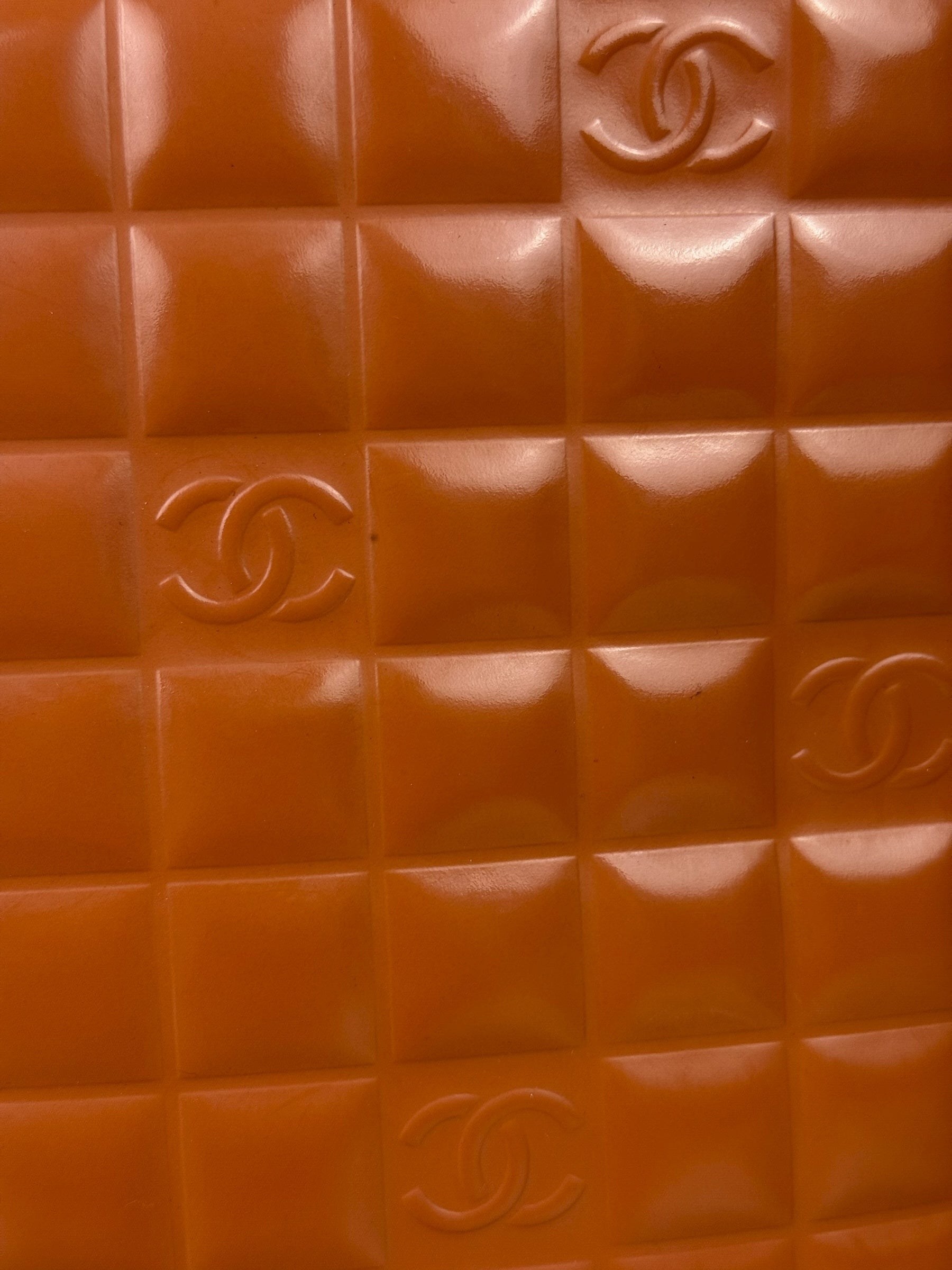 Chanel Chocolate Bar Patent Tote 2002