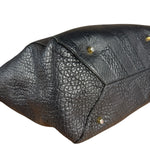 Burberry Black Pebbled Leather Shoulder Bag