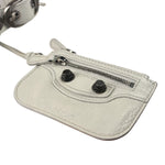 Balenciaga White Lambskin Le Cagole Shoulder Bag