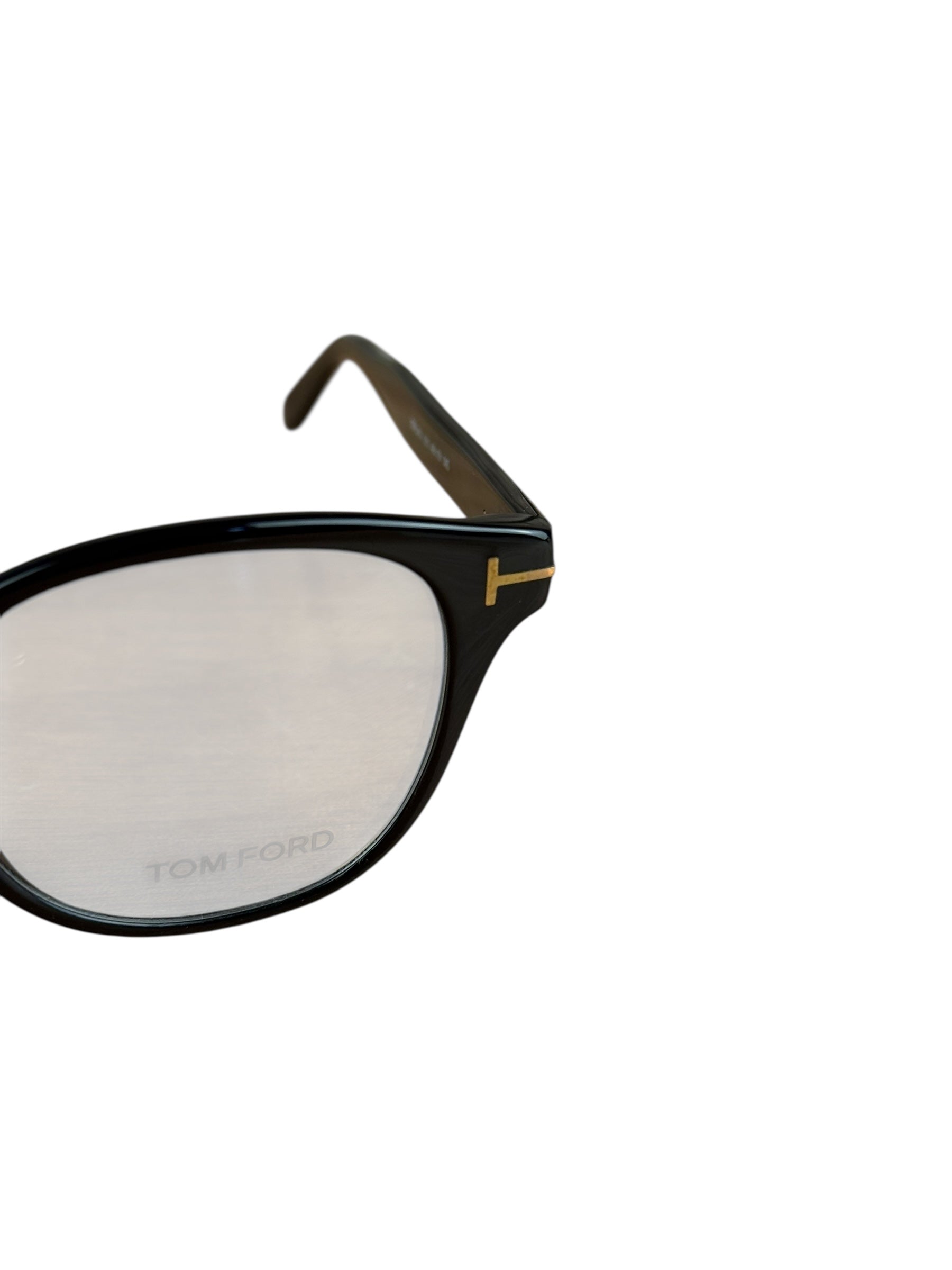 Tom Ford Black Round Eyeglasses