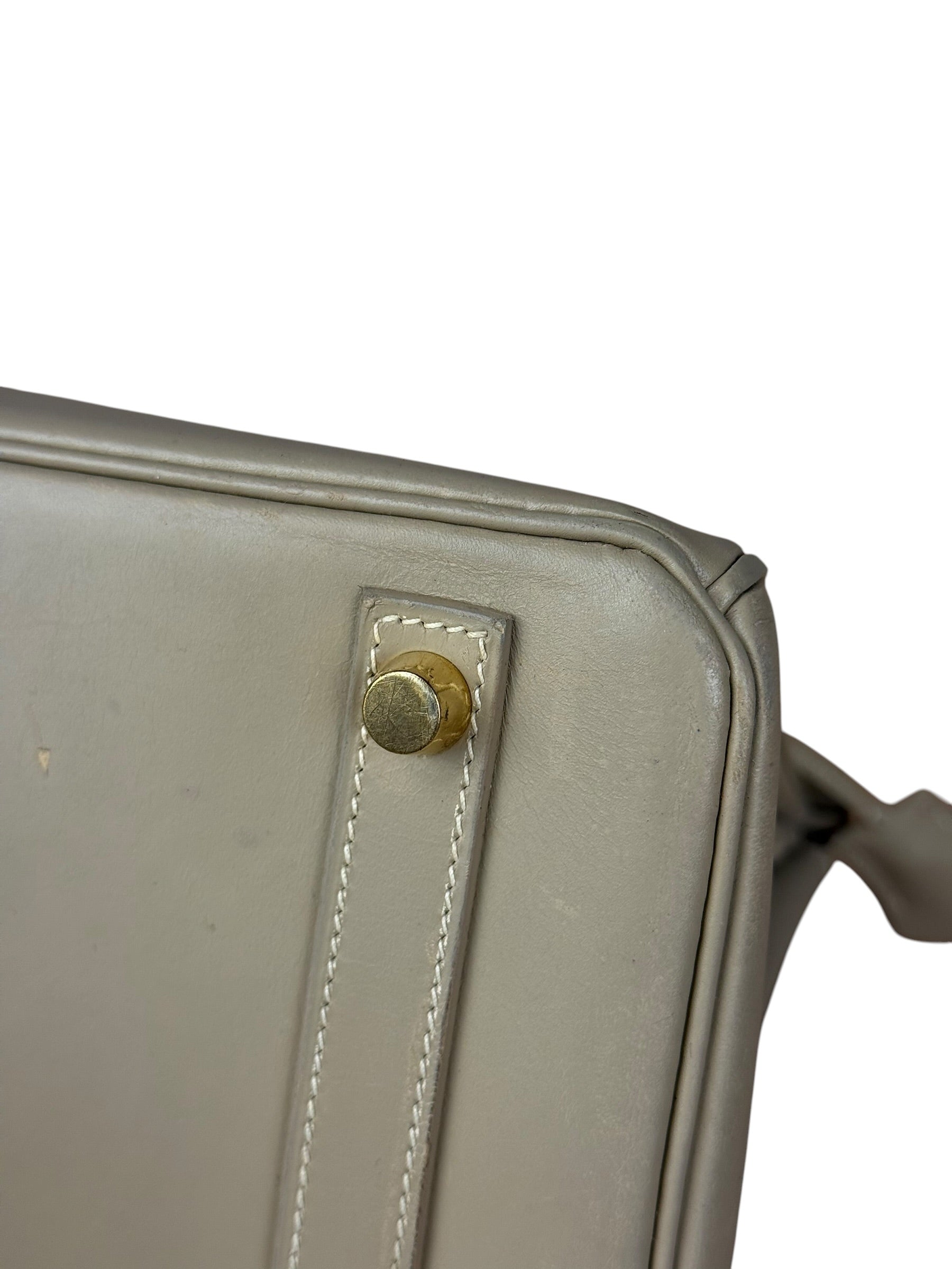 Hermes Birkin 30 Argile Box Brushed Gold 2003