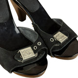 Chanel Y2K Logo Studded Heels