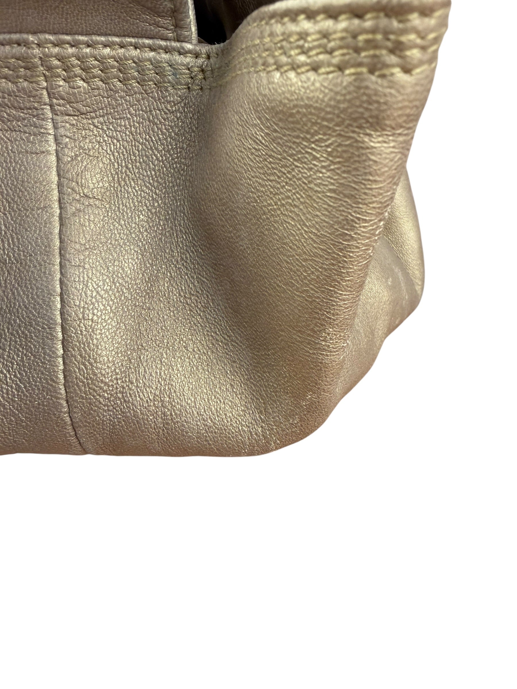 Loewe Vintage Gold Nappa Aire Hobo/Tote Bag