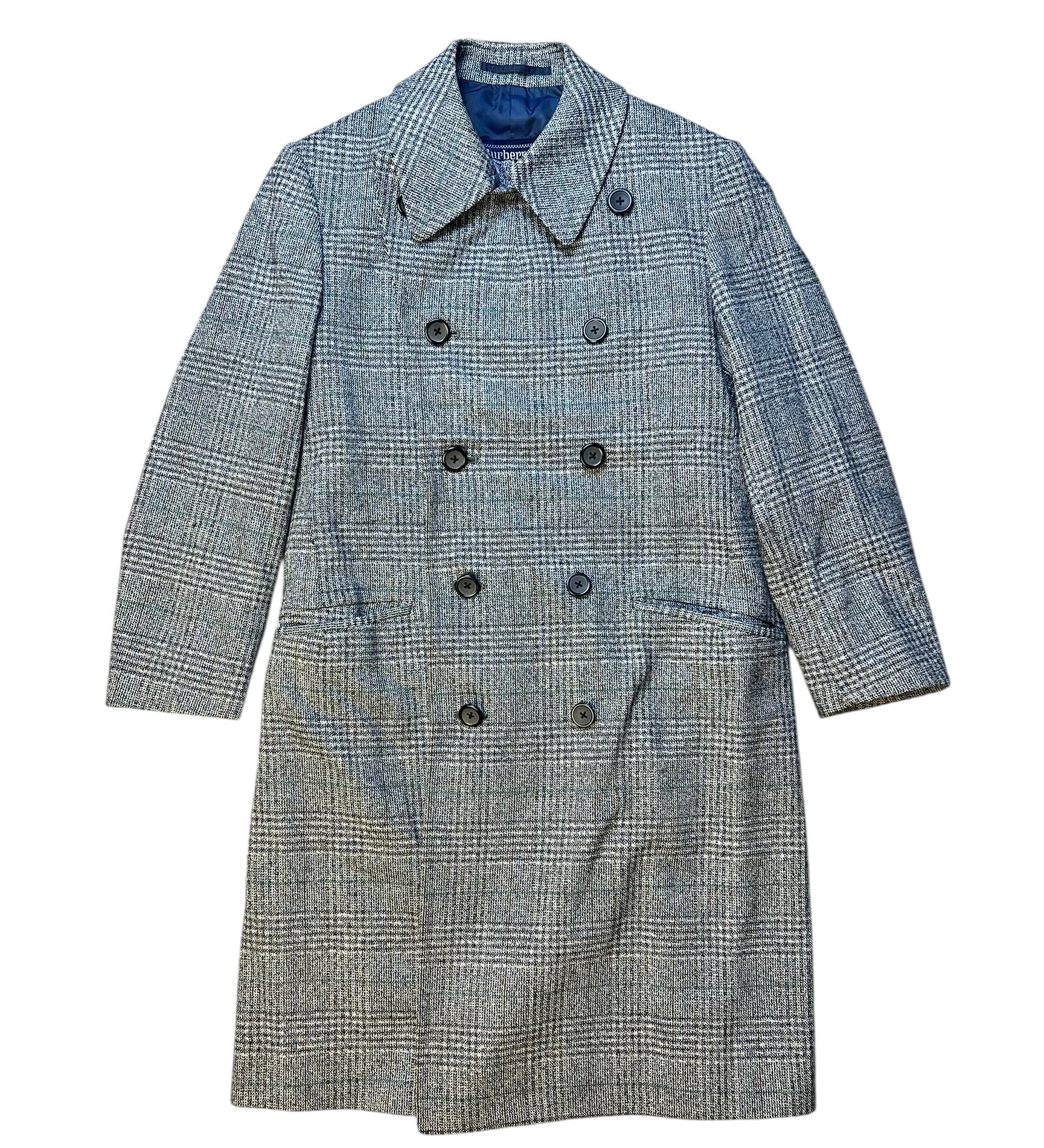 Burberry Vintage Wool Plaid Coat