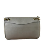 Prada Grey Saffiano Leather Cuir Pattina Crossbody