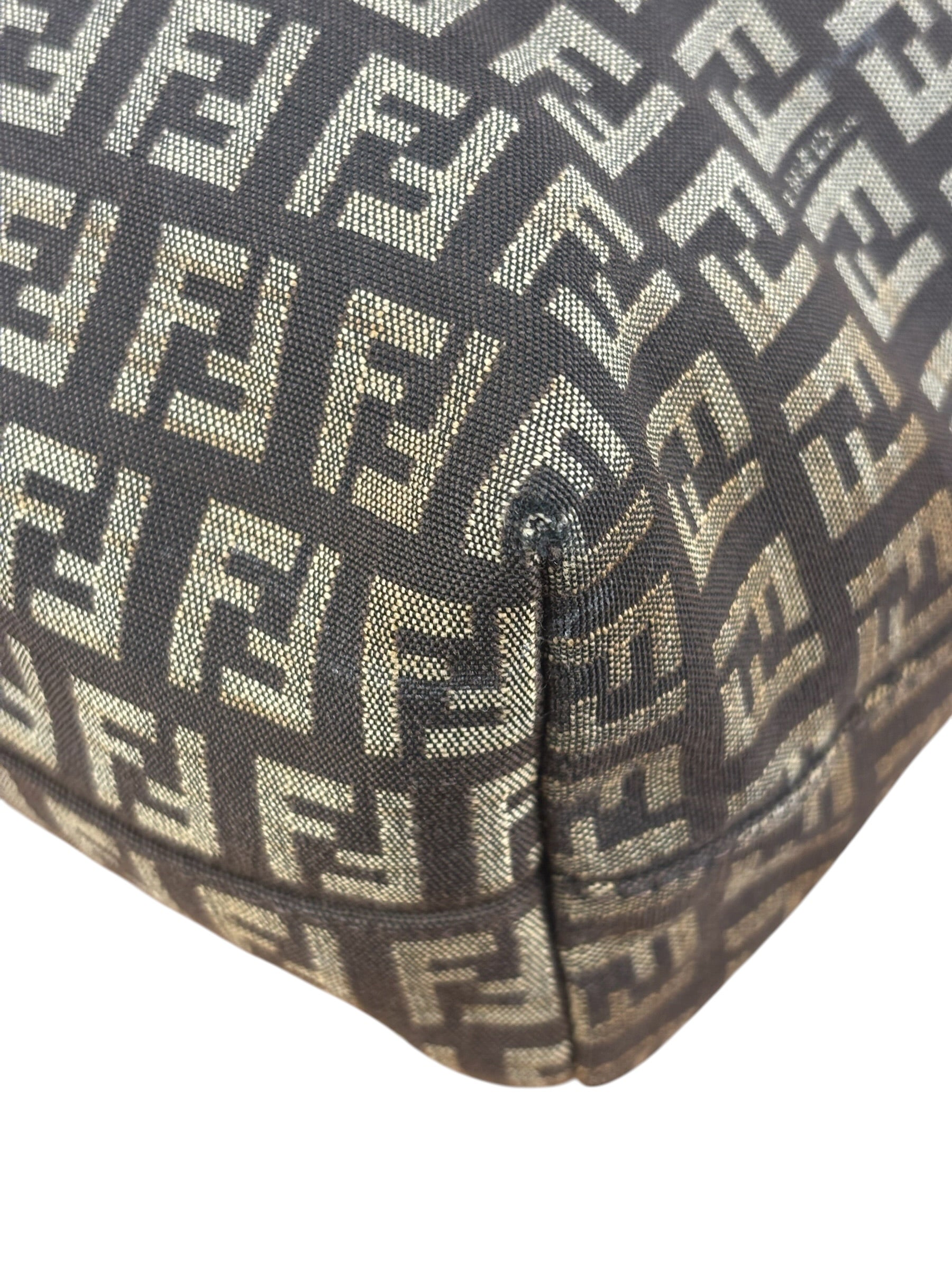 Fendi Vintage FF Zucchino Tote Bag