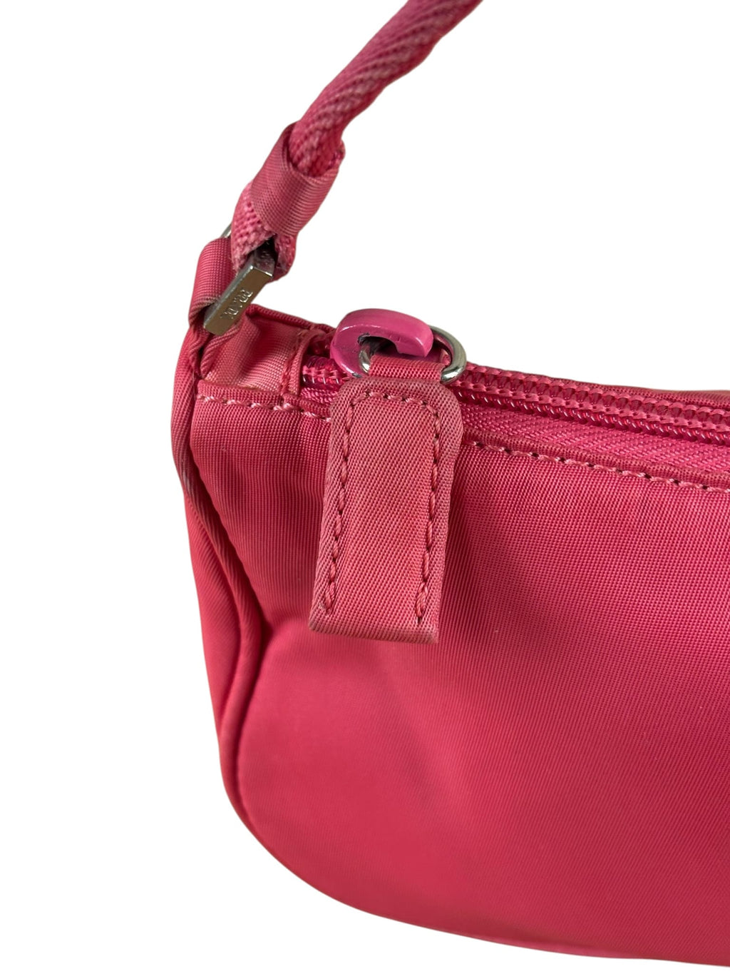 Prada Pink Tessuto Nylon Pochette