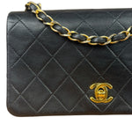 Chanel Black Quilted Leather Mini Flap Bag  2011