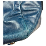 Chanel Blue Quilted Calfskin Large Convertible Boy Two-Way Bag 2012