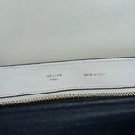 Celine Trapeze Leather 2Way Python Handle Handbag