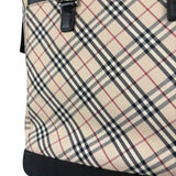 Burberry Beige Canvas Nova Check Tote Bag