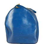 Louis Vuitton Blue Epi Keepall 55