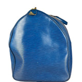 Louis Vuitton Blue Epi Keepall 55
