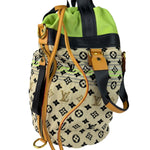Louis Vuitton Limited Edition Leather Trim Monogram Cheche Gypsy PM