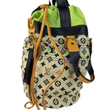 Louis Vuitton Limited Edition Leather Trim Monogram Cheche Gypsy PM