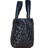 Chanel Black Quilted Nylon Coco Cocoon Puffer Tote Bag 2011