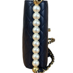 Chanel Chic Pearl Flap Shoulder/Crossbody Bag