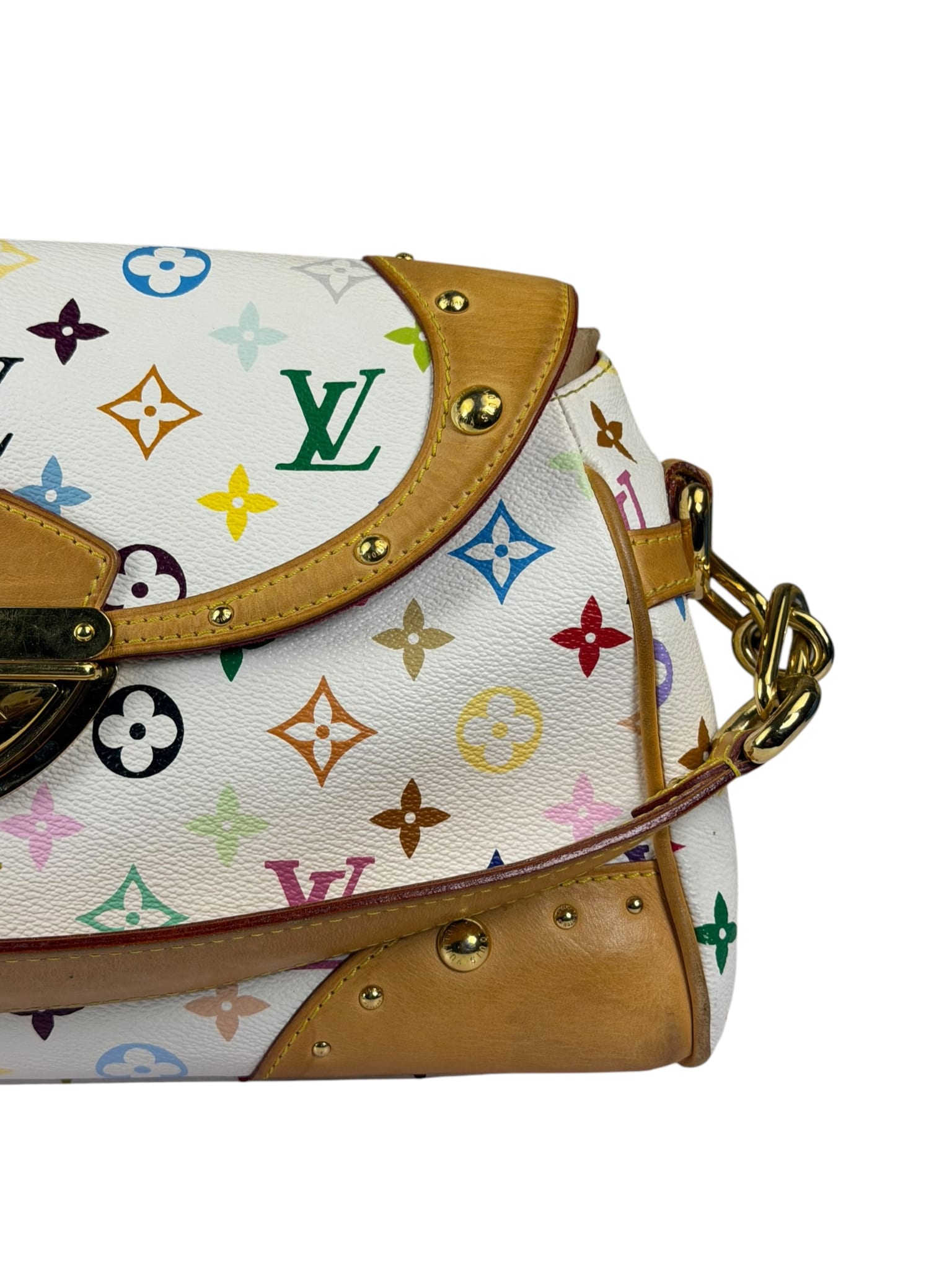 Louis Vuitton x Takashi Murakami Multicolore Monogram Beverly PM