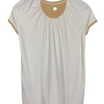 Fendi Embroidered Short Sleeve Top