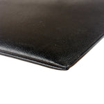 Yves Saint Laurent Black Pebbled Leather Pouch