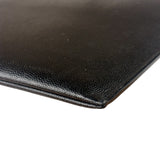 Yves Saint Laurent Black Pebbled Leather Pouch