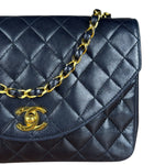 Chanel CC Black Classic Flap Bag 1988