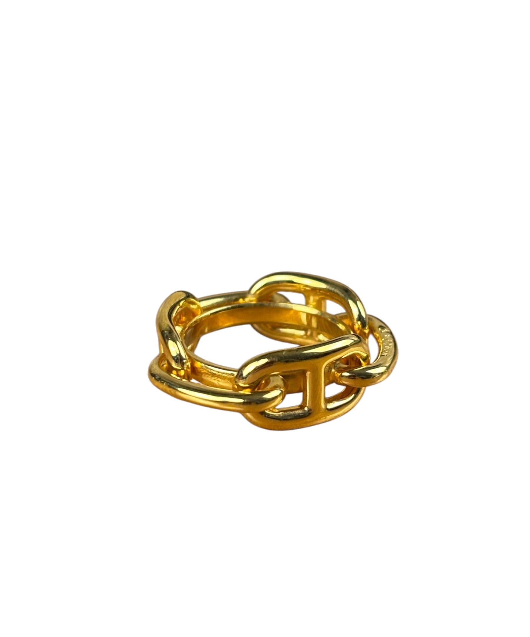 Hermes Regate Gold-Tone Scarf Ring