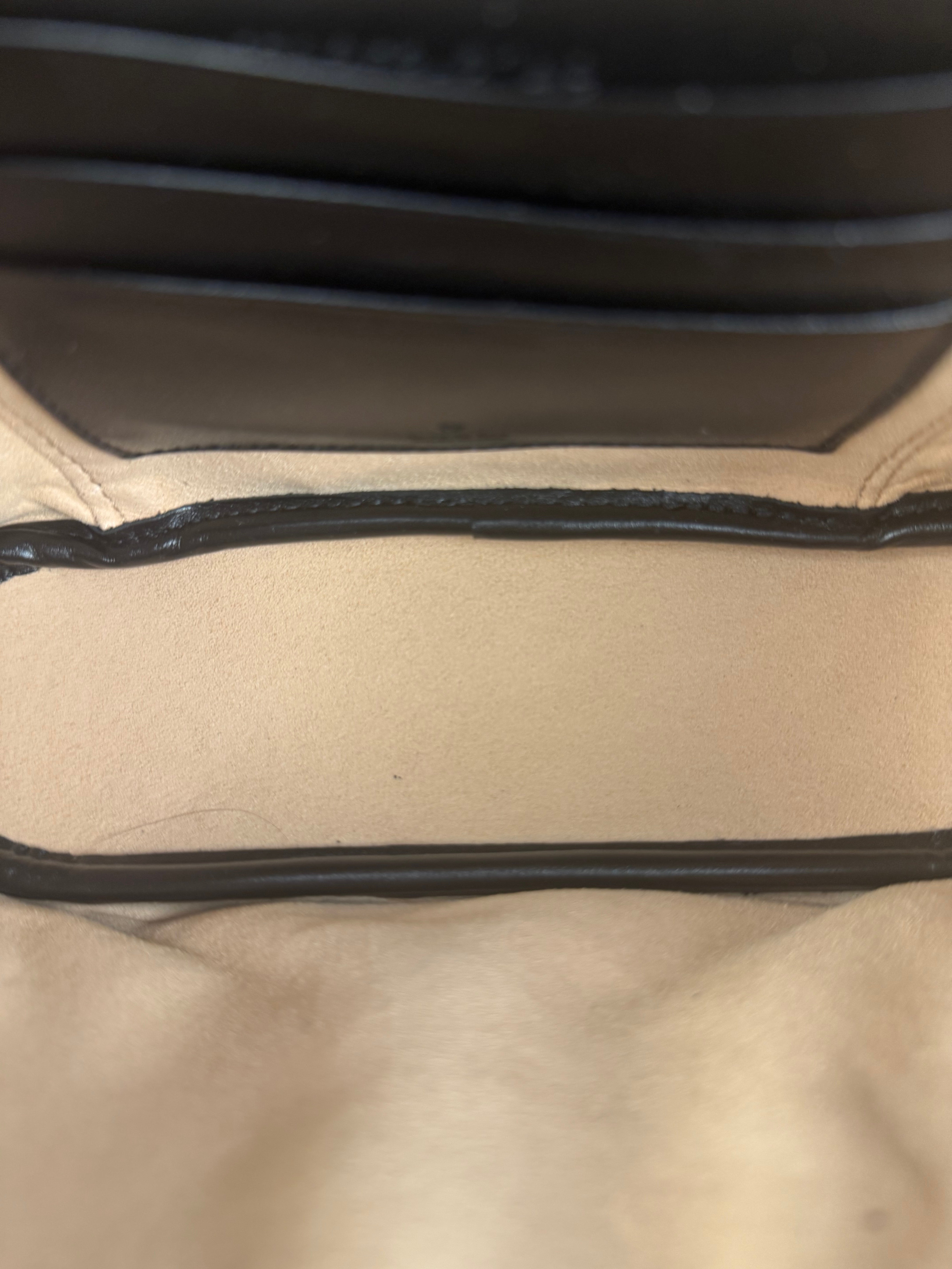 Gucci Black Marmont Vanity Shoulder/Hand Bag