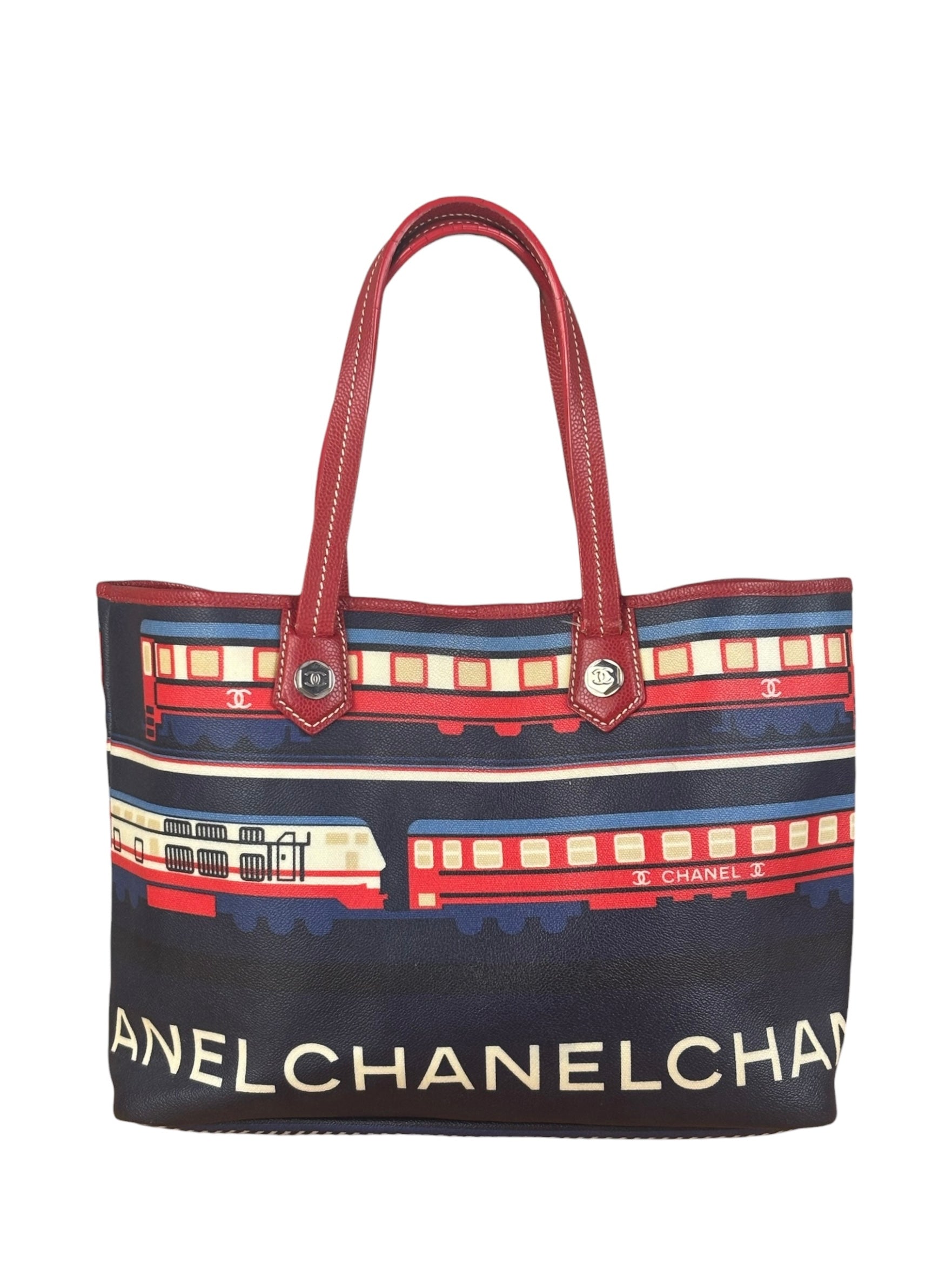 Chanel Multi-Color Leather Central Station Le Train Tote Bag 2007