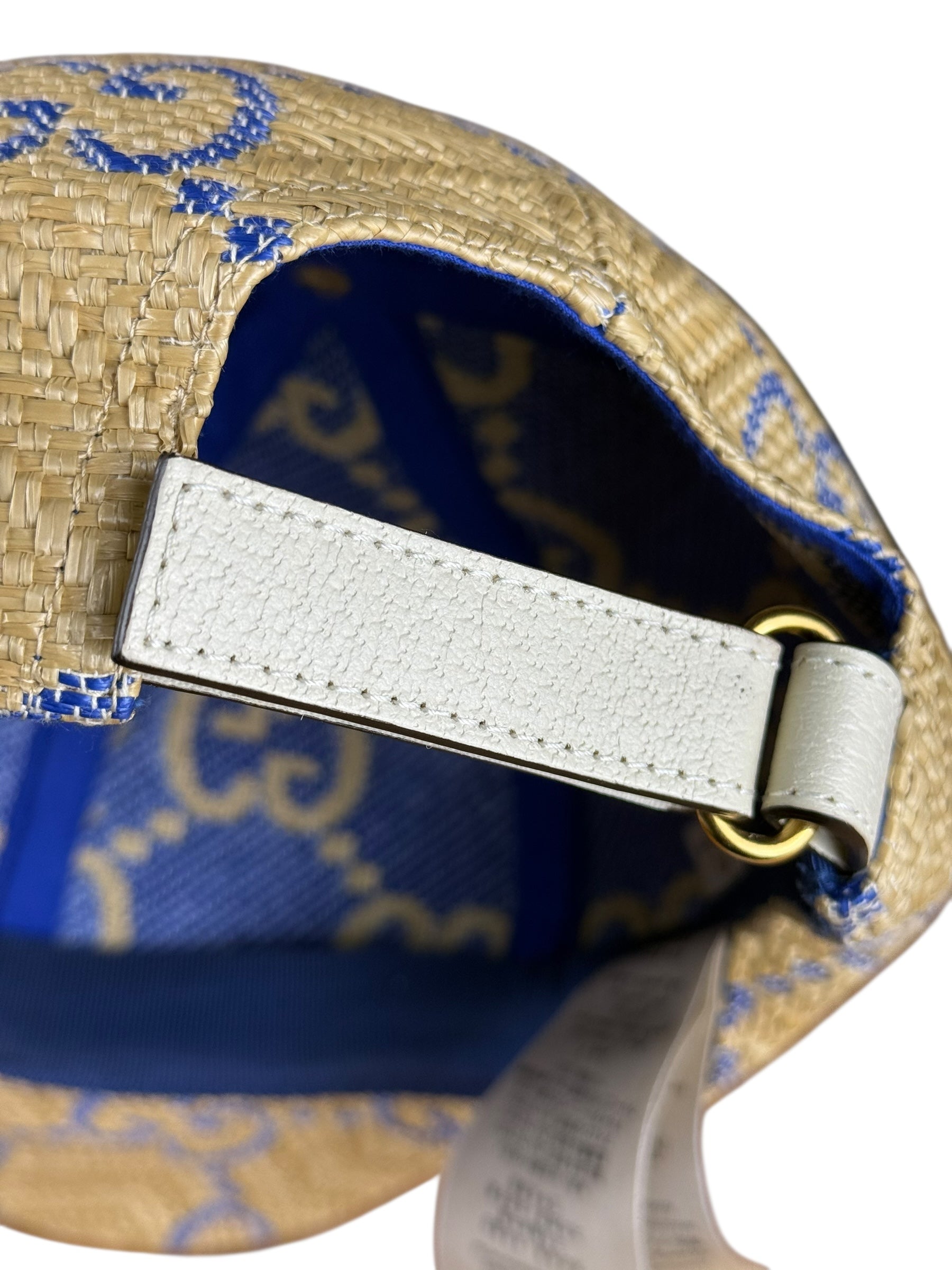 Gucci GG Raffia Baseball Cap