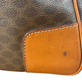 Celine Vintage Macadam Coated Canvas Weekender Travel Bag